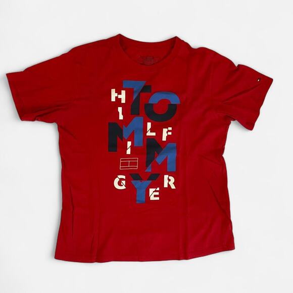 Tommy Hilfiger red cotton t-shirt - size XL - Picture 1 of 3